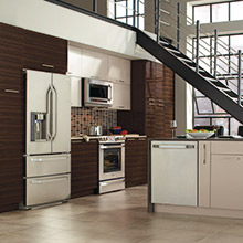 Pamli kitchen design with industrial elements