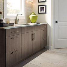 Soho kitchen cabinets with clean lines