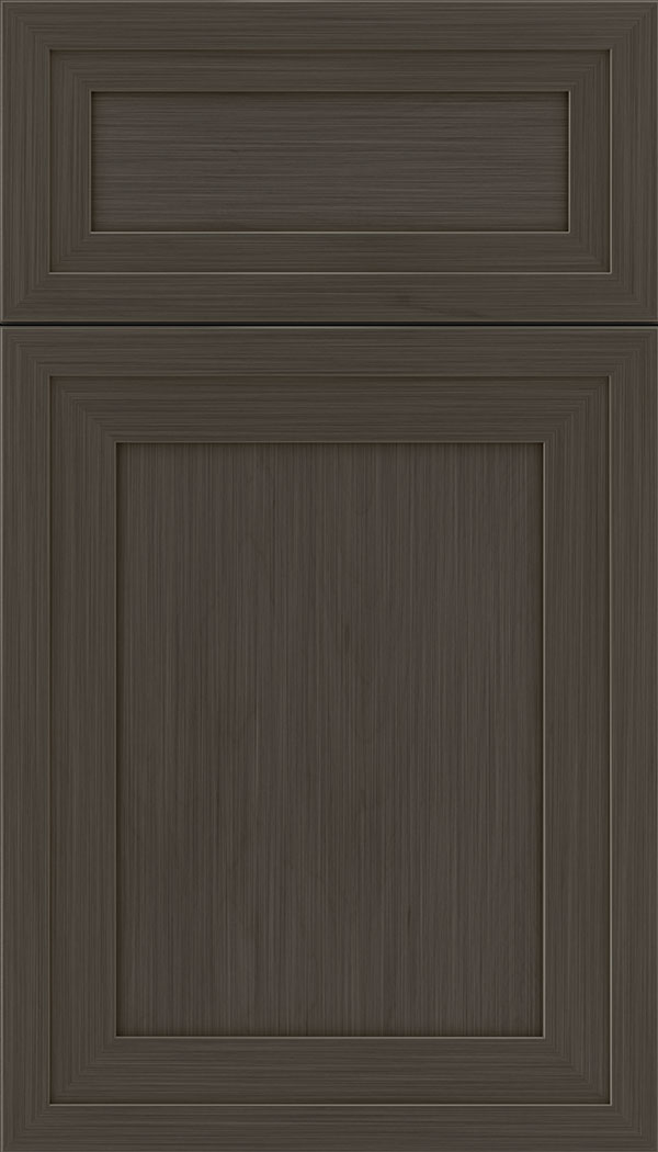 Asher 5pc Maple flat panel cabinet door in Weathered Slate