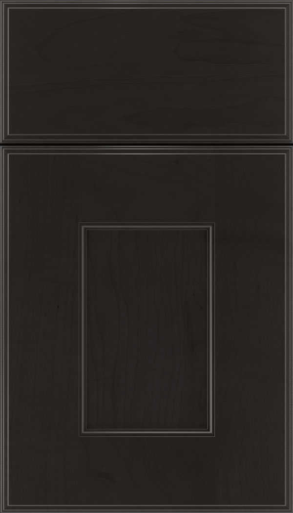Berkeley Maple flat panel cabinet door in Charcoal 