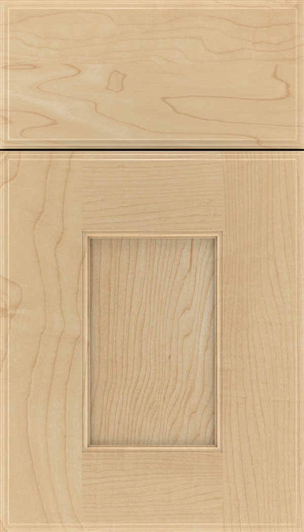 Berkeley Maple flat panel cabinet door in Natural 