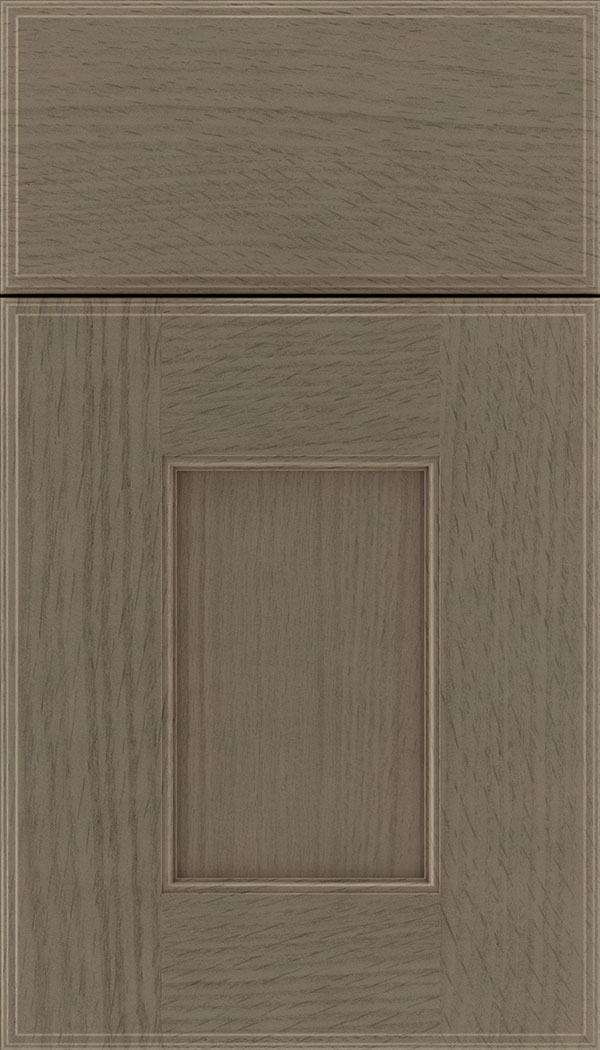 Berkeley Rift Oak flat panel cabinet door in Winter