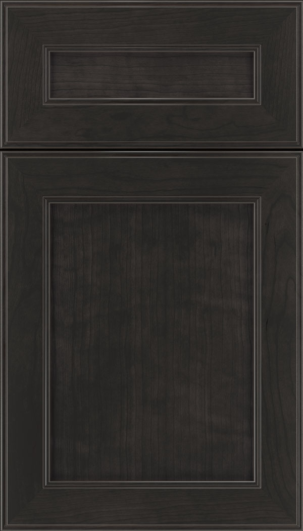 chelsea_5pc_cherry_flat_panel_cabinet_door_charcoal