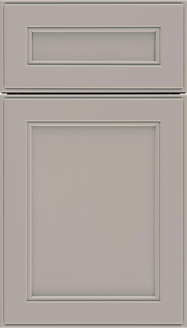 Chelsea 5pc Maple flat panel cabinet door in Nimbus