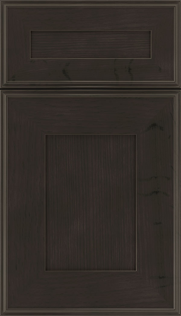 Elan 5pc Rift Oak flat panel cabinet door in Thunder