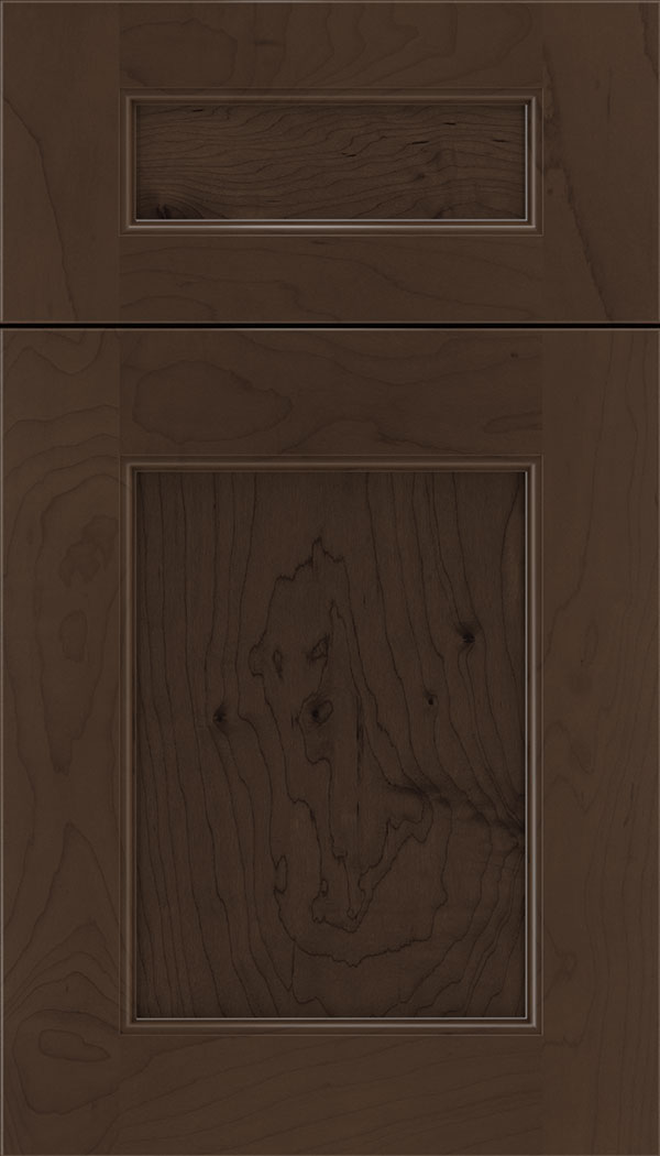 Lexington 5pc Maple recessed panel cabinet door in Cappuccino