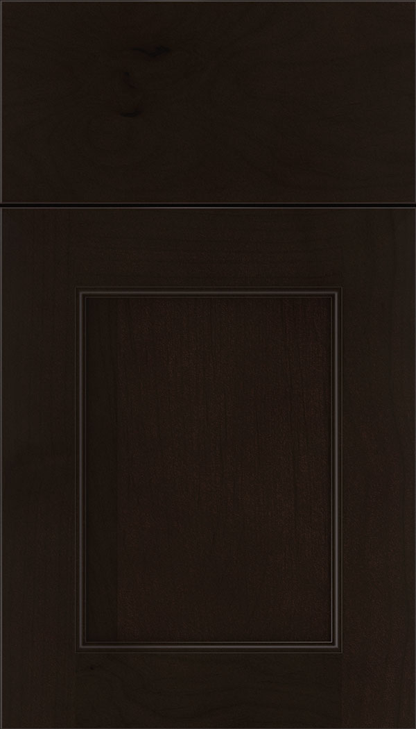 Lexington Alder recessed panel cabinet door in Espresso