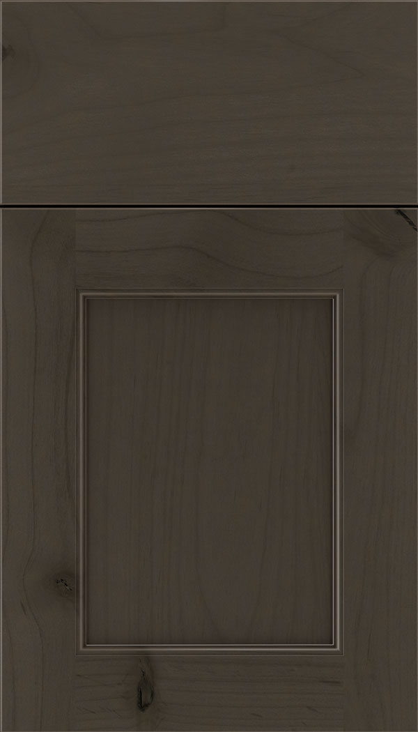 Lexington Alder recessed panel cabinet door in Thunder