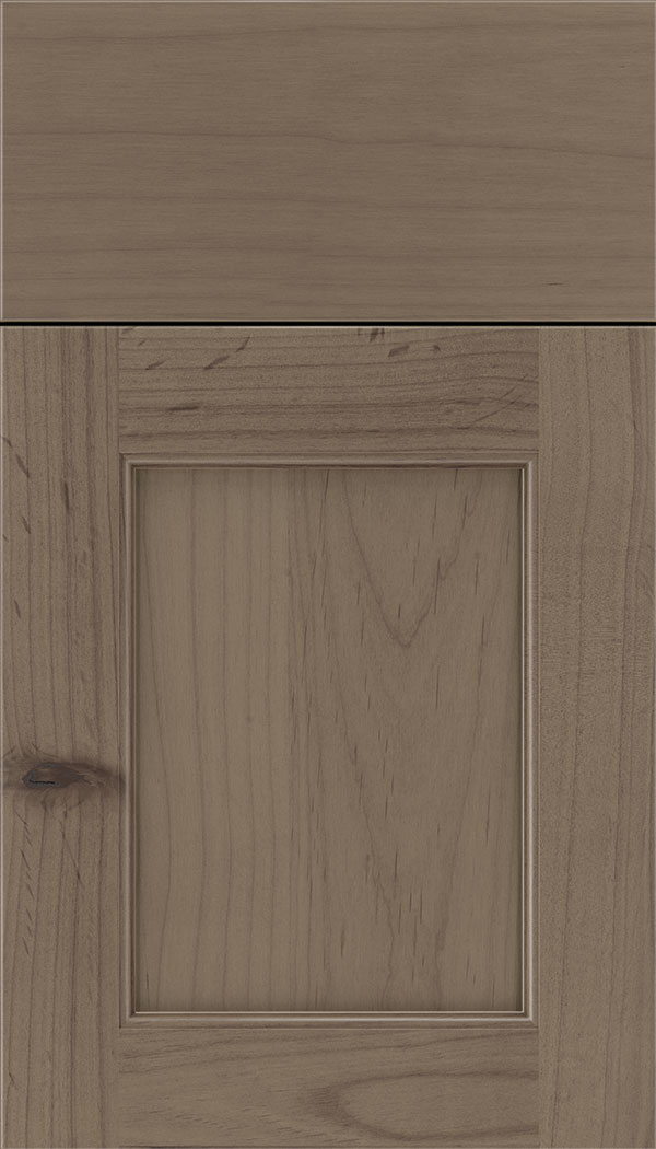 Lexington Alder recessed panel cabinet door in Winter