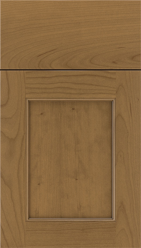 Lexington Cherry recessed panel cabinet door in Tuscan