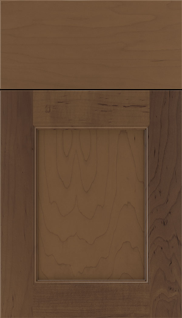 Lexington Maple recessed panel cabinet door in Toffee