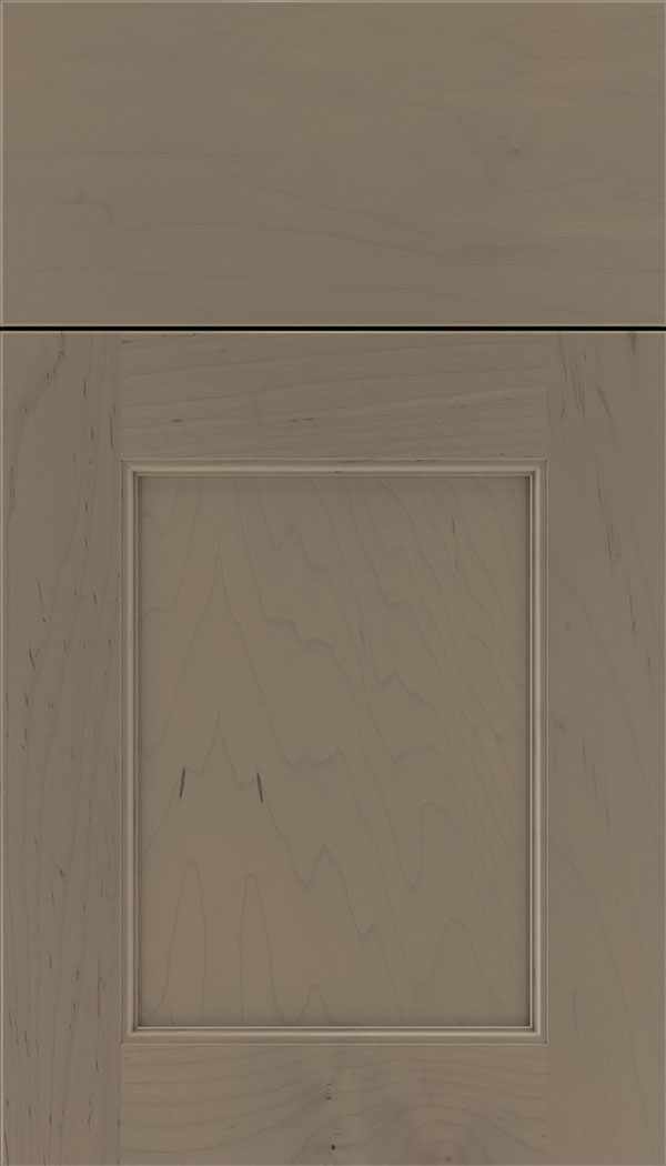 Lexington Maple recessed panel cabinet door in Winter
