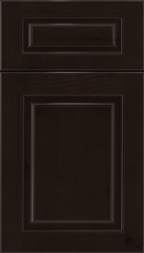Marquis 5pc Alder raised panel cabinet door in Espresso