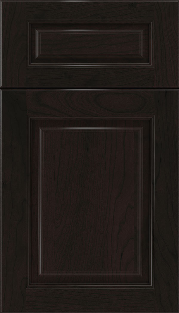 Marquis 5pc Cherry raised panel cabinet door in Espresso