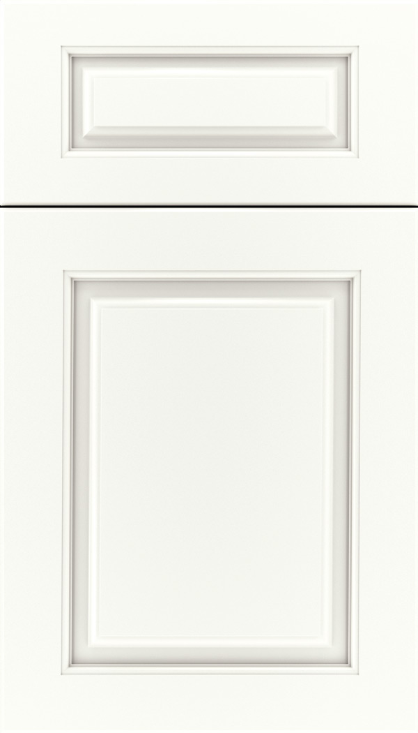 Marquis 5pc Maple raised panel cabinet door in Whitecap