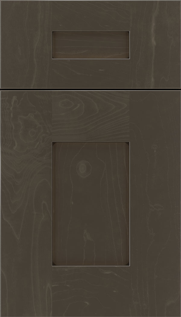 Newhaven 5pc Maple shaker cabinet door in Thunder with Black glaze