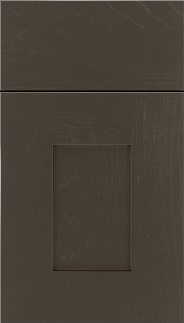 Newhaven Maple shaker cabinet door in Thunder with Black glaze