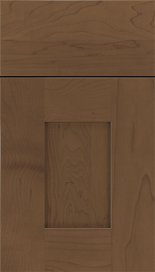 Newhaven Maple shaker cabinet door in Toffee with Mocha glaze