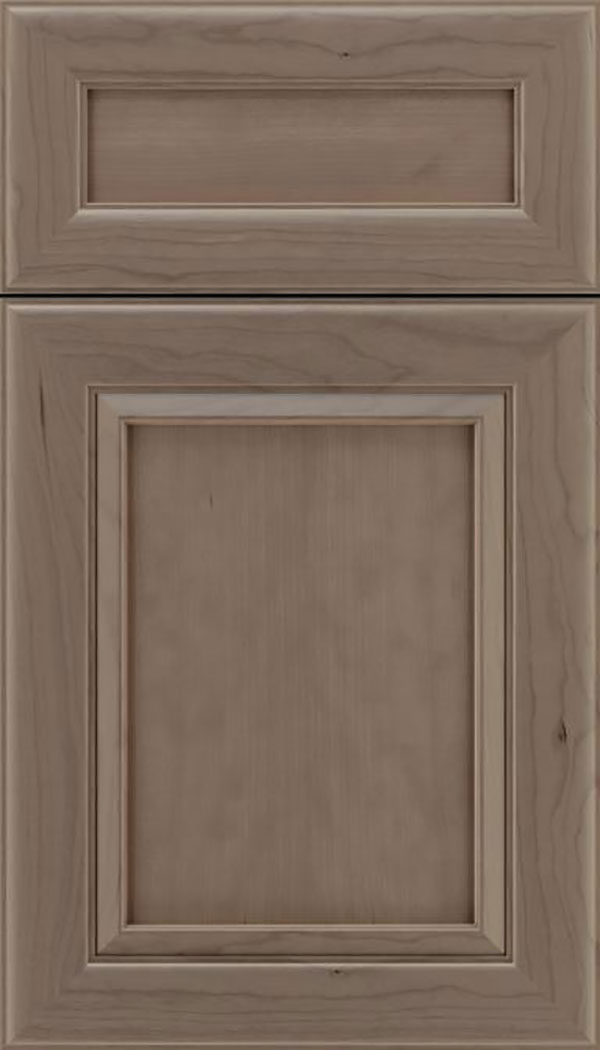Paloma 5pc Cherry flat panel cabinet door in Winter