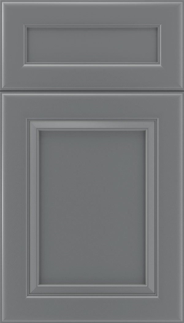 Paloma 5pc Maple flat panel cabinet door in Cloudburst