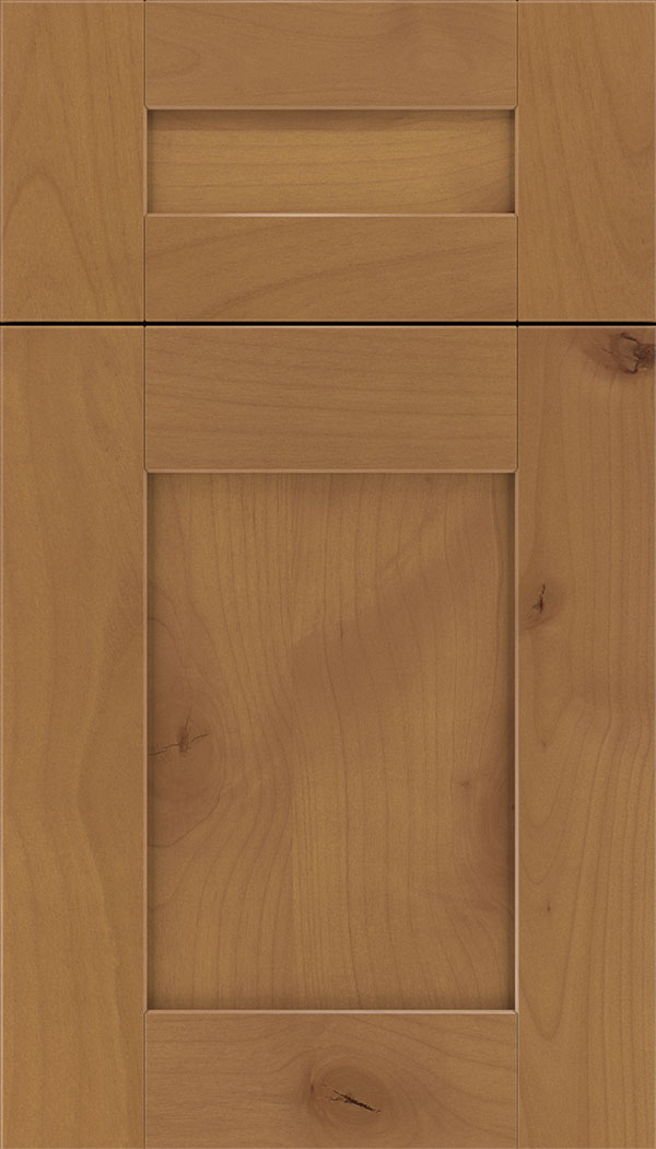 Pearson 5pc Alder flat panel cabinet door in Ginger
