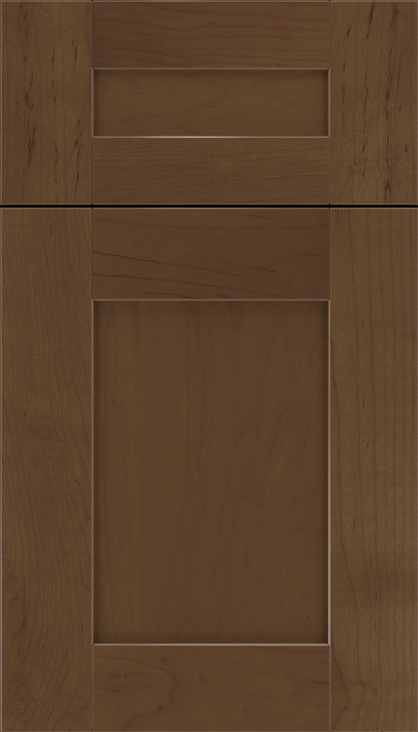 Pearson 5pc Maple flat panel cabinet door in Sienna