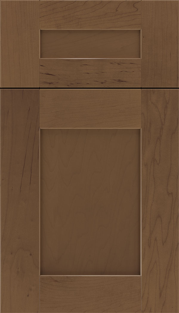 Pearson 5pc Maple flat panel cabinet door in Toffee