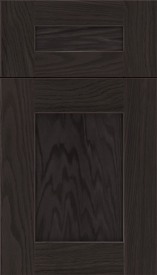 Pearson 5pc Oak flat panel cabinet door in Espresso