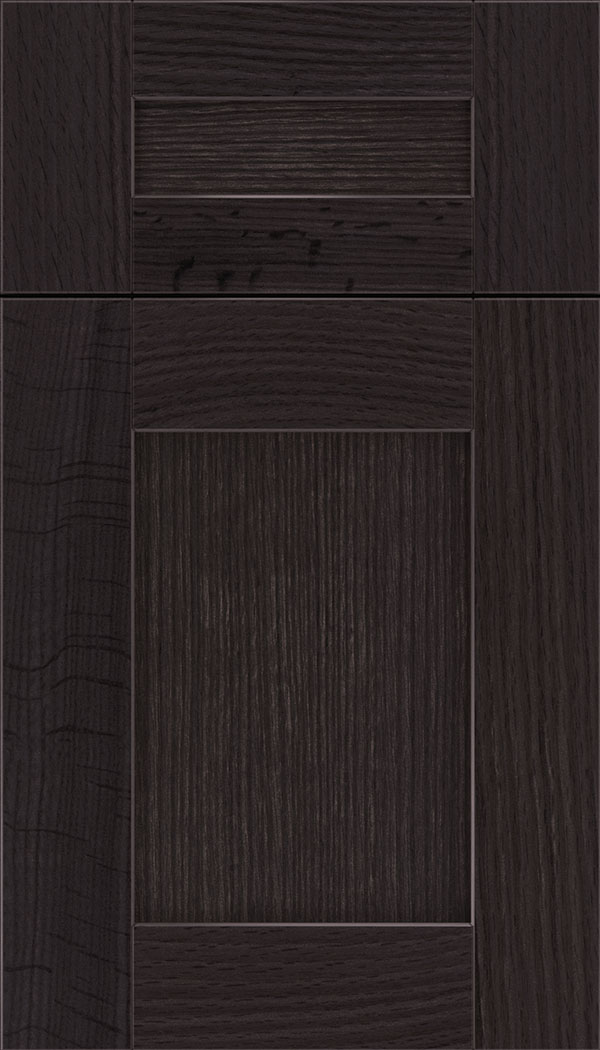 Pearson 5pc Rift Oak flat panel cabinet door in Espresso