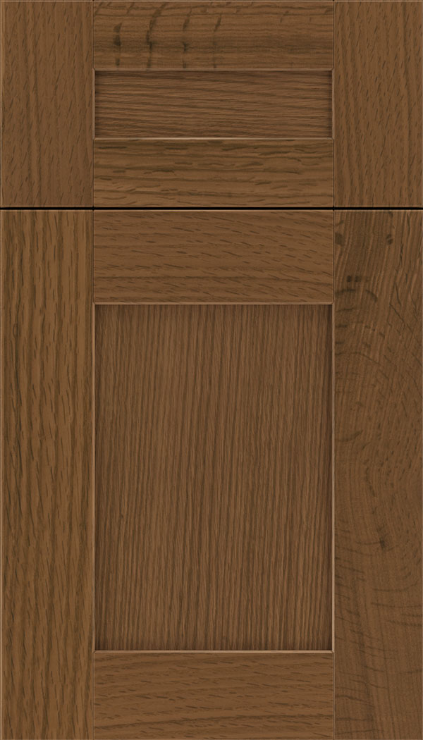 Pearson 5pc Rift Oak flat panel cabinet door in Sienna
