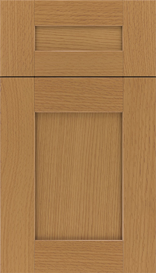 Pearson 5pc Rift Oak flat panel cabinet door in Spice