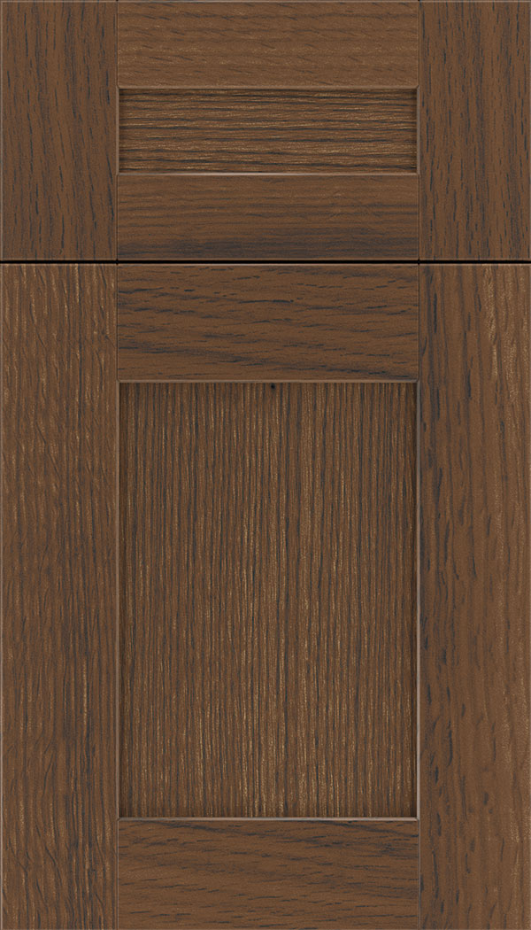 Pearson 5pc Rift Oak flat panel cabinet door in Toffee