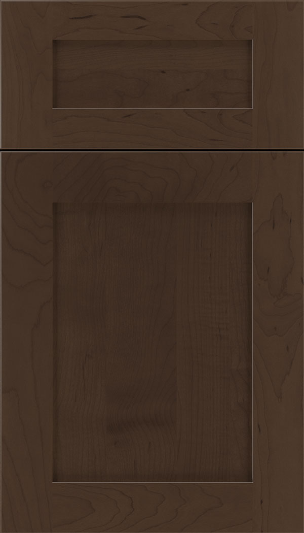Plymouth 5pc Maple shaker cabinet door in Cappuccino