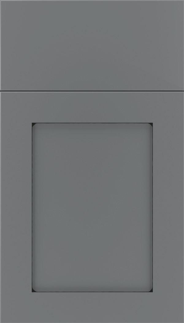 Plymouth Maple shaker cabinet door in Cloudburst with Black glaze