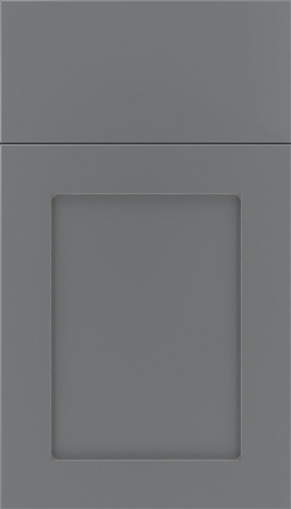 Plymouth Maple shaker cabinet door in Cloudburst with Pewter glaze