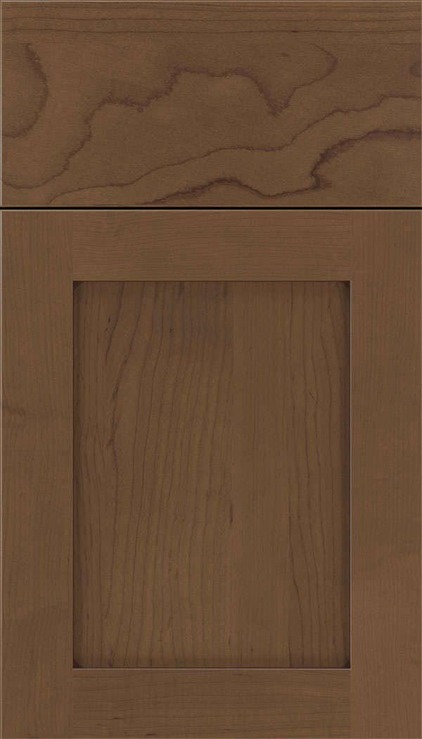Plymouth Maple shaker cabinet door in Toffee with Mocha glaze