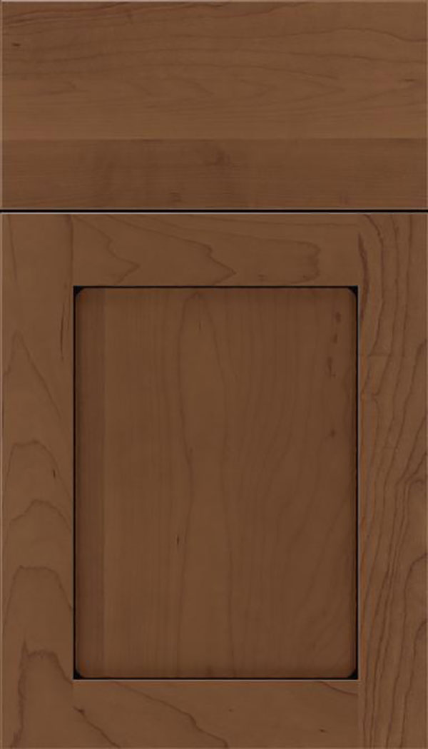 Salem Maple shaker cabinet door in Toffee with Black glaze