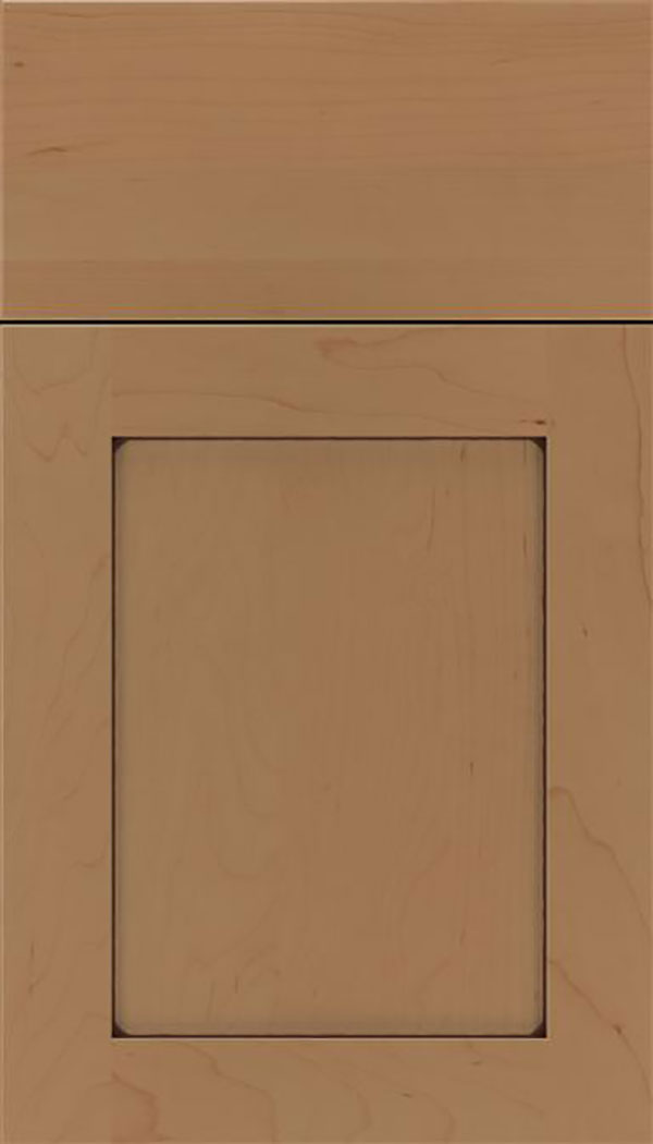 Salem Maple shaker cabinet door in Tuscan with Mocha glaze