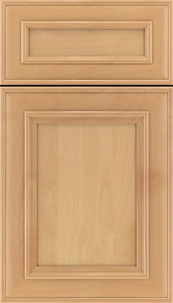 Sheffield 5pc Alder recessed panel cabinet door in Natural