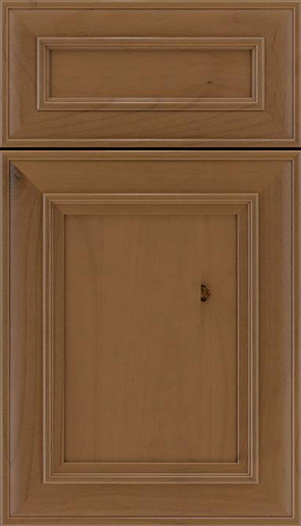 Sheffield 5pc Alder recessed panel cabinet door in Tuscan