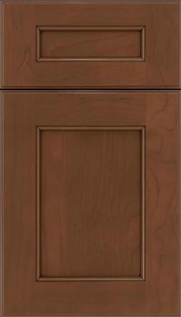 Tamarind 5pc Maple shaker cabinet door in Sienna with Mocha glaze