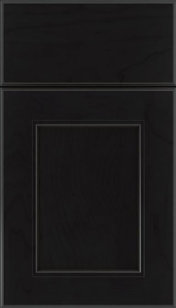 Tamarind Maple shaker cabinet door in Charcoal