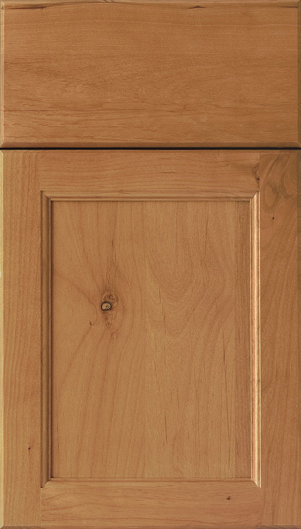 Templeton Alder recessed panel cabinet door in Ginger