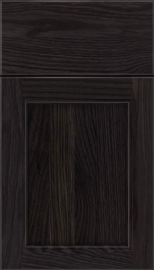 Templeton Oak recessed panel cabinet door in Espresso