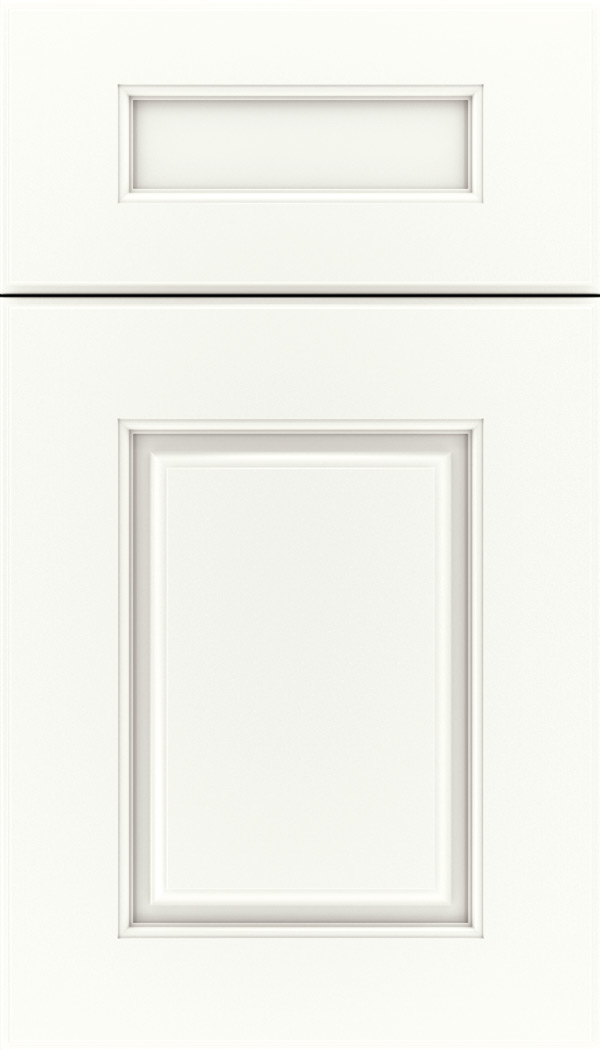 Whittington 5pc Maple raised panel cabinet door in Whitecap
