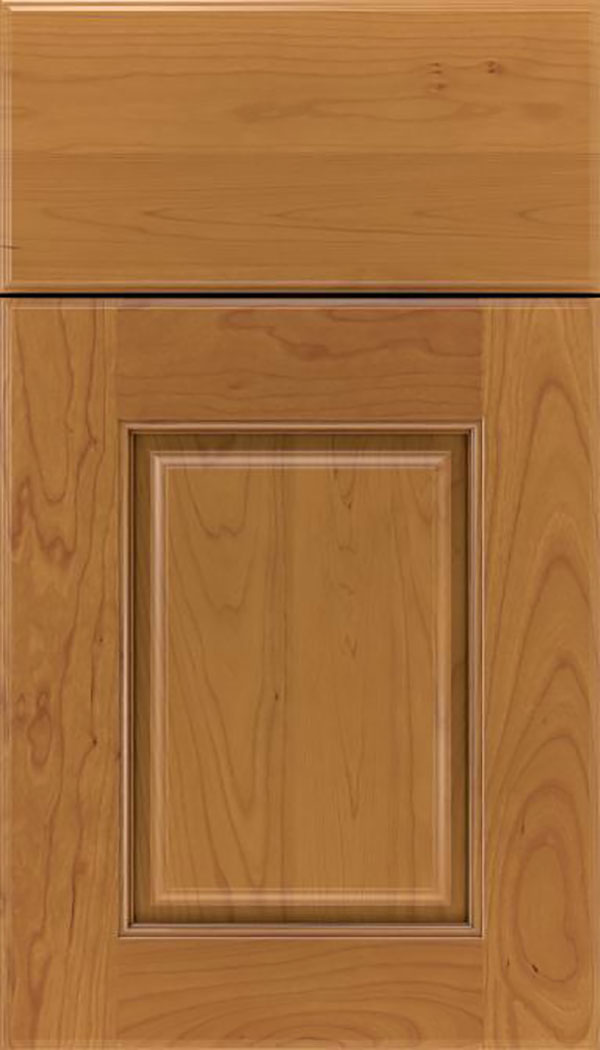 Whittington Cherry raised panel cabinet door in Ginger