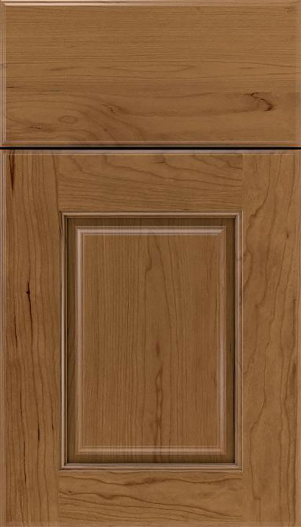 Whittington Cherry raised panel cabinet door in Tuscan