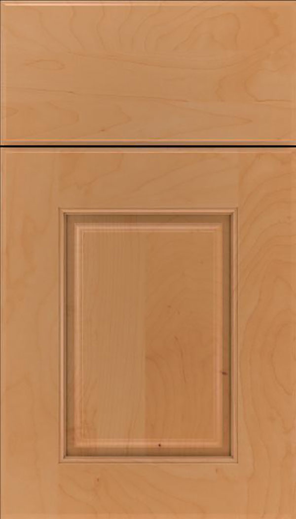 Whittington Maple raised panel cabinet door in Ginger
