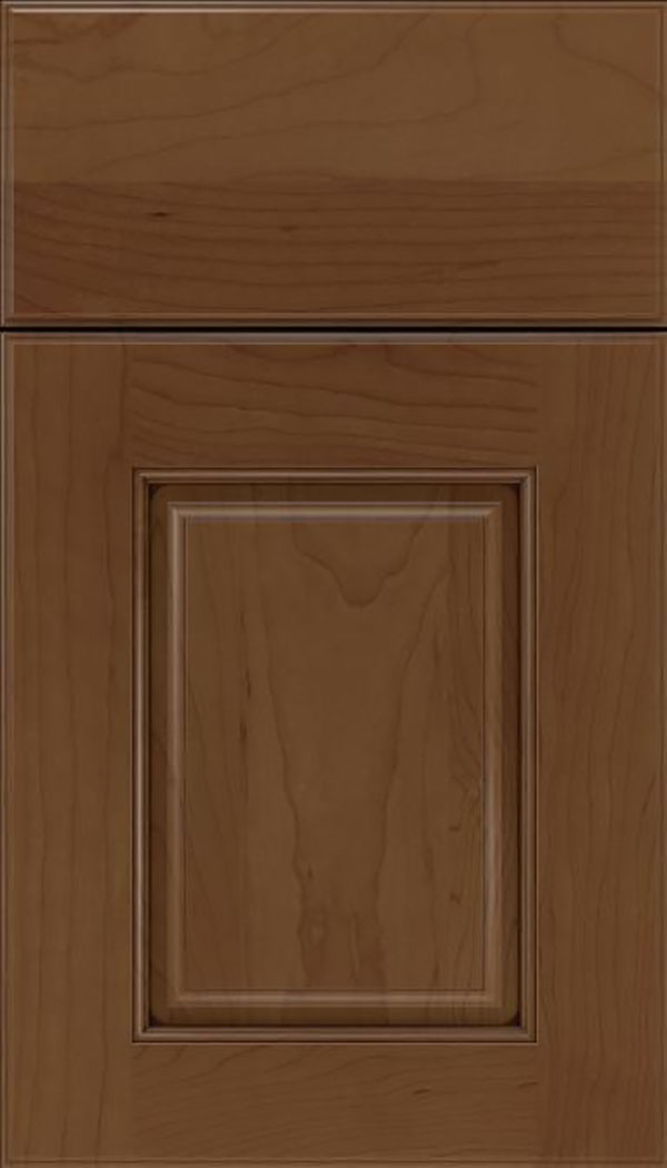Whittington Maple raised panel cabinet door in Sienna with Mocha glaze