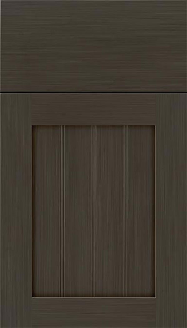 Winfield Maple beadboard cabinet door in Weathered Slate